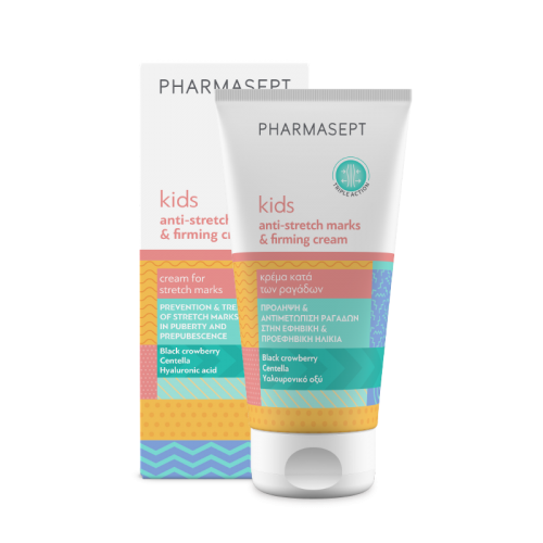 Pharmasept Kids Anti-Stretch Marks & Firming Cream, Κρέμα Κατά των Ραγάδων, Εφηβική & Προεφηβική Ηλικία 150ml Pharmasept Kids Anti-Stretch Marks & Firming Cream, Κρέμα Κατά των Ραγάδων, Εφηβική & Προεφηβική Ηλικία 150ml