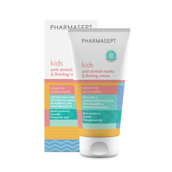 Pharmasept Kids Anti-Stretch Marks & Firming Cream, Κρέμα Κατά των Ραγάδων, Εφηβική & Προεφηβική Ηλικία 150ml