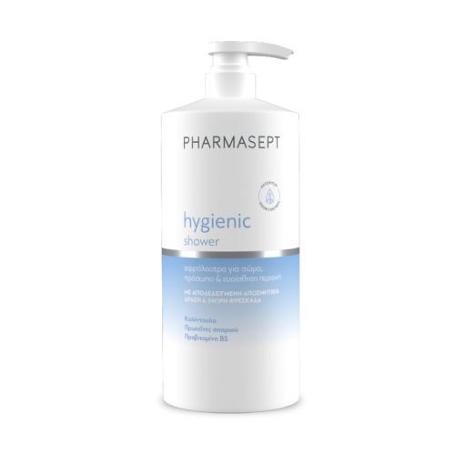 Pharmasept Hygienic Shower, Αφρόλουτρο για Σώμα, Πρόσωπο & Ευαίσθητη Περιοχή 1Lt. Pharmasept Hygienic Shower, Αφρόλουτρο για Σώμα, Πρόσωπο & Ευαίσθητη Περιοχή 1Lt.