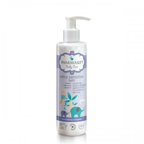 Pharmasept Baby Extra Sensitive Bath Πολύ Απαλό Αφρόλουτρο για Χρήση από την Πρώτη Ημέρα 250ml Pharmasept Baby Extra Sensitive Bath Πολύ Απαλό Αφρόλουτρο για Χρήση από την Πρώτη Ημέρα 250ml