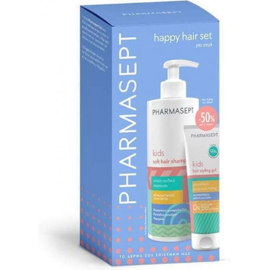 Pharmasept Promo Happy Hair Kids Soft Hair Σαμπουάν 400ml & Soft Hair Styling Τζέλ Μαλλιών -50% στο Δεύτερο Προϊόν 100ml Pharmasept Promo Happy Hair Kids Soft Hair Σαμπουάν 400ml & Soft Hair Styling Τζέλ Μαλλιών -50% στο Δεύτερο Προϊόν 100ml