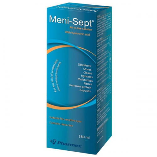 Pharmex Meni-Sept Διάλυμα Καθαρισμού Φακών Επαφής 380ml Pharmex Meni-Sept Διάλυμα Καθαρισμού Φακών Επαφής 380ml