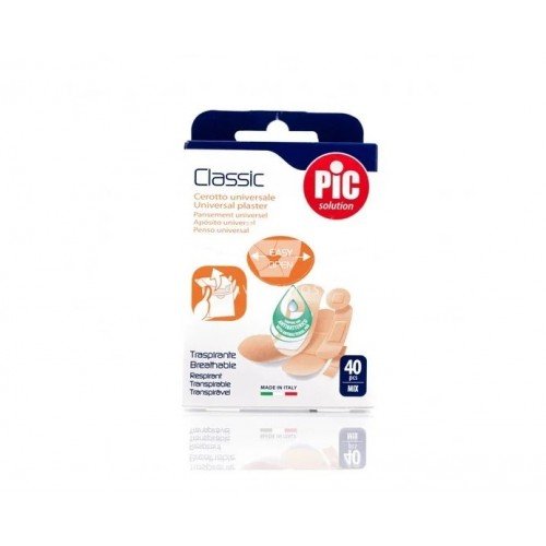 Pic Solution Classic Αυτοκόλλητα Τσιρότα, σε Διάφορα Μεγέθη 40 Τεμάχια Pic Solution Classic Αυτοκόλλητα Τσιρότα, σε Διάφορα Μεγέθη 40 Τεμάχια