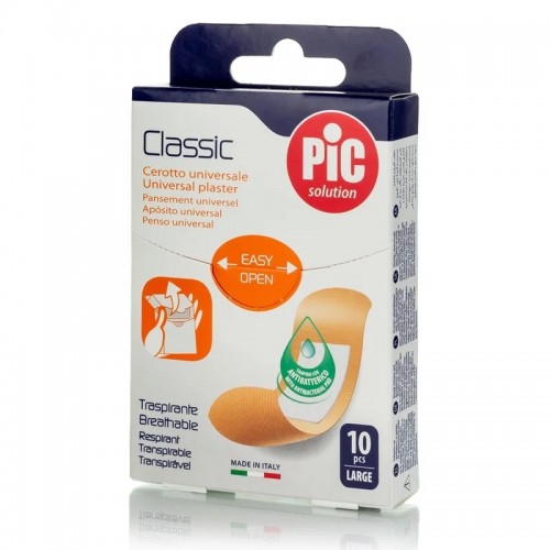 Pic Solution Classic Αυτοκόλλητα Τσιρότα, Μέγεθος Large 25x72mm 10 Τεμάχια Pic Solution Classic Αυτοκόλλητα Τσιρότα, Μέγεθος Large 25x72mm 10 Τεμάχια