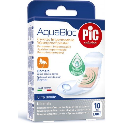 Pic Solution Aquablock Αδιάβροχα Αυτοκόλλητα Τσιρότα, Μέγεθος Large 25x75mm 10 Τεμάχια Pic Solution Aquablock Αδιάβροχα Αυτοκόλλητα Τσιρότα, Μέγεθος Large 25x75mm 10 Τεμάχια