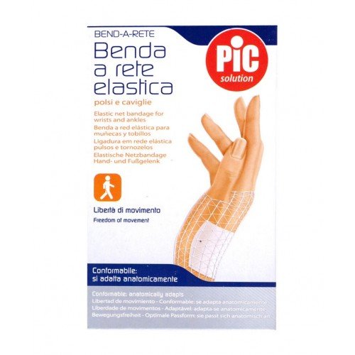 Pic Solution Bend A Rete Ελαστικός Δικτυωτός Επίδεσμος για τον Καρπό και τον Αστράγαλο 1τμχ Pic Solution Bend A Rete Ελαστικός Δικτυωτός Επίδεσμος για τον Καρπό και τον Αστράγαλο 1τμχ