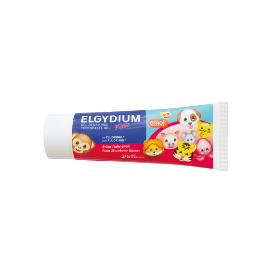 Elgydium Junior Emoji Παιδική Οδοντόπαστα με Γεύση Φράουλα 50ml