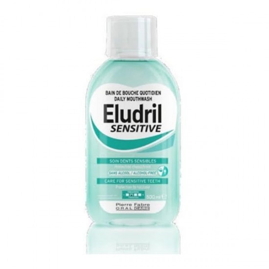 Eludril Sensitive Daily Mouthwash, Στοματικό Διάλυμα για Ευαίσθητα Δόντια 500ml