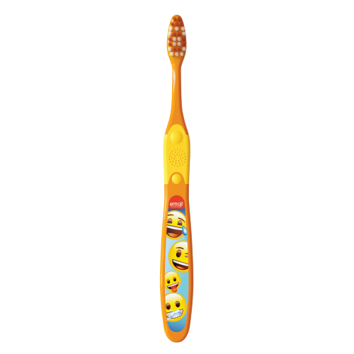Elgydium Junior Emoji Παιδική Οδοντόβουρτσα, Χρώμα Πορτοκαλί & Κίτρινο 1 Τεμάχιο Elgydium Junior Emoji Παιδική Οδοντόβουρτσα, Χρώμα Πορτοκαλί & Κίτρινο 1 Τεμάχιο
