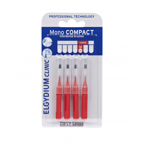 Elgydium Clinic Monocompact, Μεσοδόντια Βουρτσάκια 0.7mm 4τμχ Elgydium Clinic Monocompact, Μεσοδόντια Βουρτσάκια 0.7mm 4τμχ