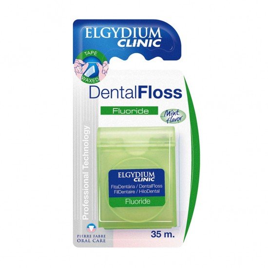 Elgydium Dental Floss Fluoride, Ελαφρώς Κερωμένο Οδοντικό Νήμα 35m 