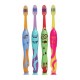 Elgydium Kids Monster Souple Soft, Οδοντόβουρτσα για Παιδιά 2-6 Ετών, Χρώμα Κίτρινο & Ροζ