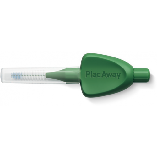 Plac Away Μεσοδόντιο Βουρτσάκι Triple Action 0.8mm, ISO 5, Πράσινο, 6τεμ Plac Away Μεσοδόντιο Βουρτσάκι Triple Action 0.8mm, ISO 5, Πράσινο, 6τεμ