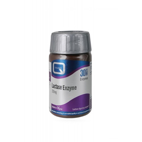 Quest Lactase 200mg Lactose Digesting Enzyme 30tabs