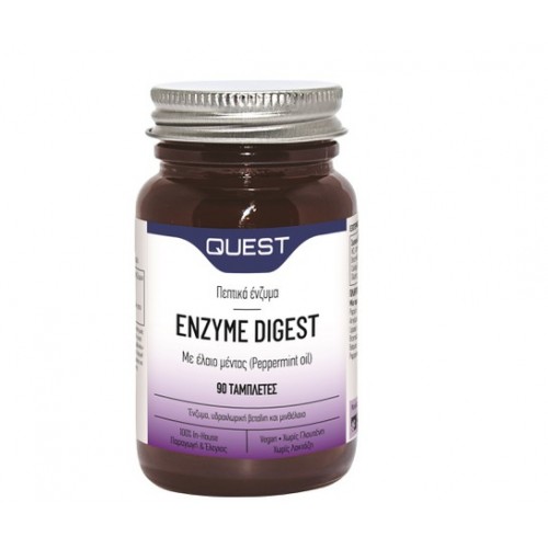 Quest Enzyme Digest With Betaine Hcl, Bromelain, Papain & Amylase 90tabs 
