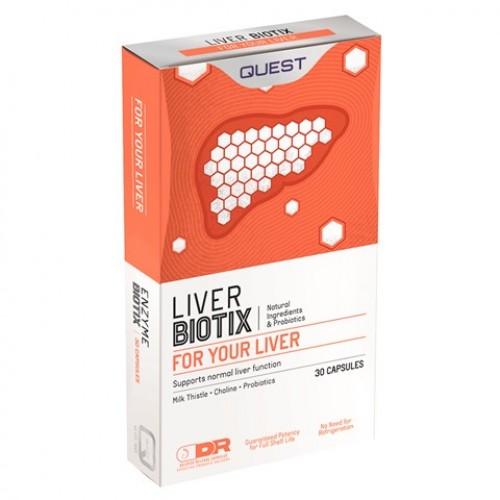 Quest Liver Biotix Φόρμουλα για το Συκώτι με Χολίνη, 30caps Quest Liver Biotix Φόρμουλα για το Συκώτι με Χολίνη, 30caps