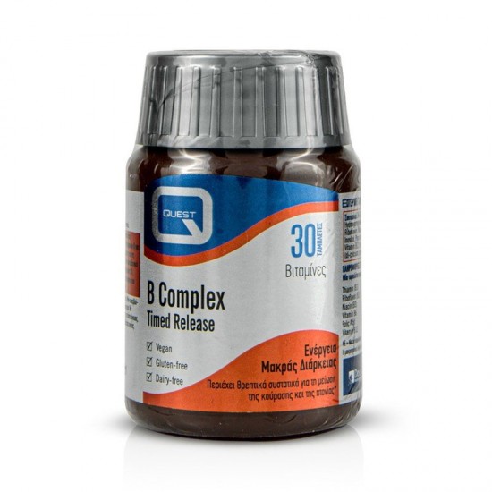 Quest B Complex Time Release 30 Tablets