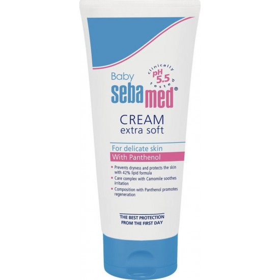 Sebamed Baby Extra Soft Cream, Βρεφική Ενυδατική, Αντιερεθιστική Κρέμα 200ml