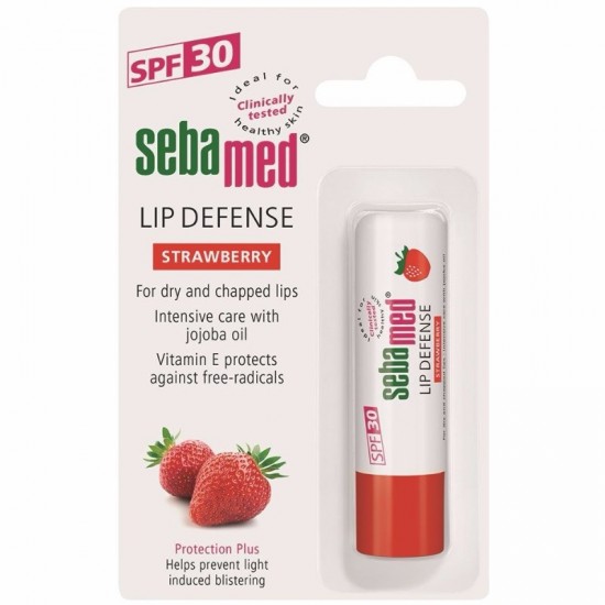 Sebamed Lipstick Spf30 Αντηλιακό Στίκ για τα χείλη 4,8gr. Γεύση Φράουλα 