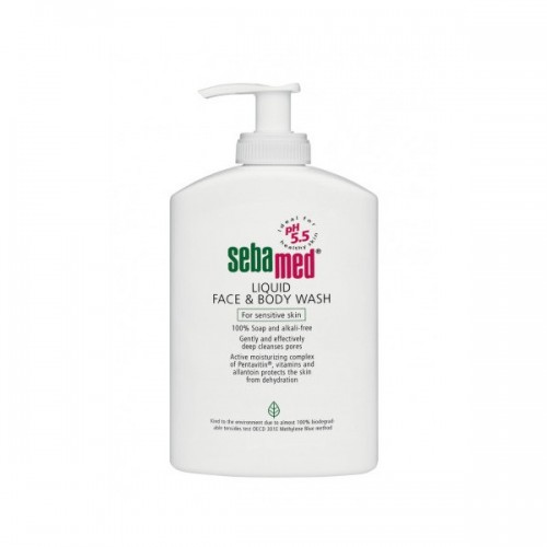 Sebamed Liquid Face & Body Ήπιος καθαρισμός Προσώπου και Σώματος 1Lt Sebamed Liquid Face & Body Ήπιος καθαρισμός Προσώπου και Σώματος 1Lt