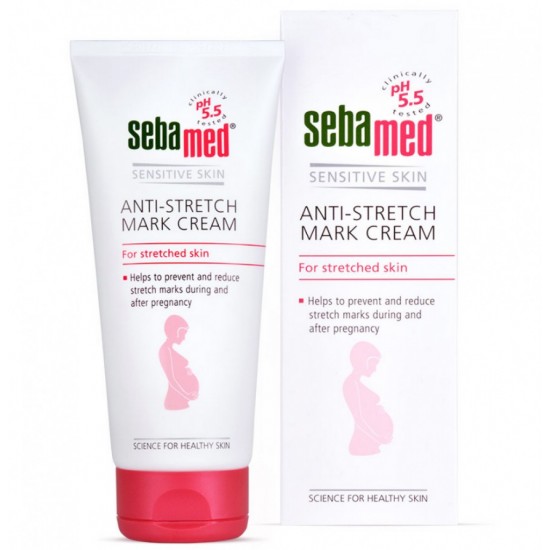 Sebamed Anti-Stretch Mark Cream, Αποτρέπει τον Σχηματισμό Ραγάδων & Μειώνει τις Υπάρχουσες 200ml