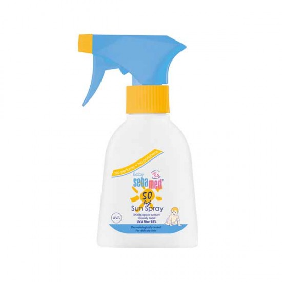 Sebamed Baby Sun Spray SPF 50+ 200ml Αντηλιακό Σπρέι για Την Ευαίσθητη Επιδερμίδα Του Μωρού 
