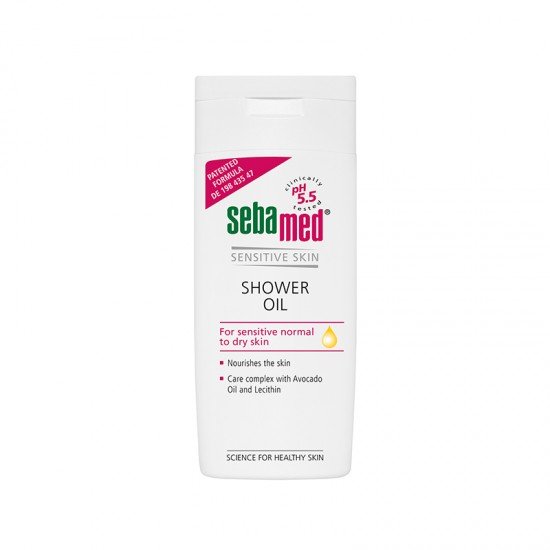 SebaMed Emollient Shower Oil, Ελαιώδες αφρόλουτρο 200ml
