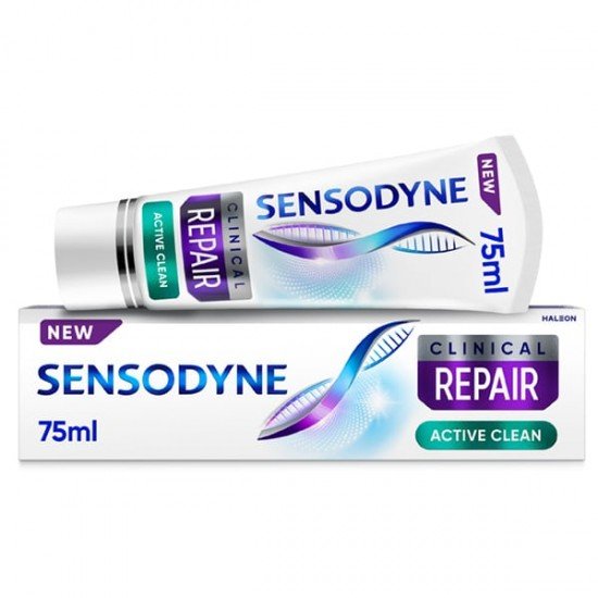 Sensodyne Clinical Repair Active Clean Οδοντόκρεμα για Αναδόμηση των Ευαίσθητων Δοντιών 75ml Sensodyne Clinical Repair Active Clean Οδοντόκρεμα για Αναδόμηση των Ευαίσθητων Δοντιών 75ml