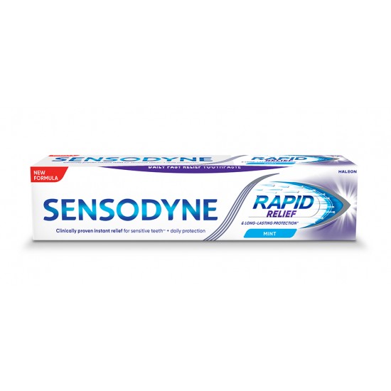 Sensodyne Rapid Relief Οδοντόκρεμα για Γρήγορη Ανακούφιση Των Ευαίσθητων Δοντιών Με Γεύση Μέντα 75ml