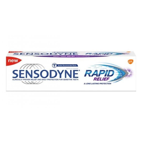 Sensodyne Rapid Relief Οδοντόκρεμα για Γρήγορη Ανακούφιση από την Ευαισθησία, 75ml