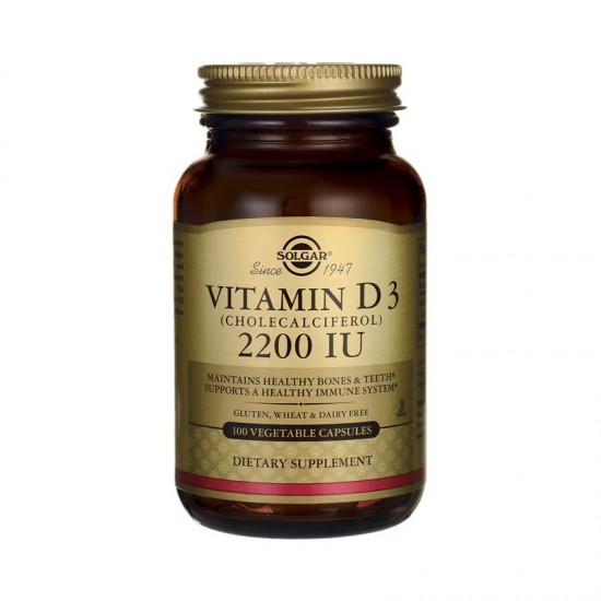 Solgar Vitamin D3 2200IU 100 Caps