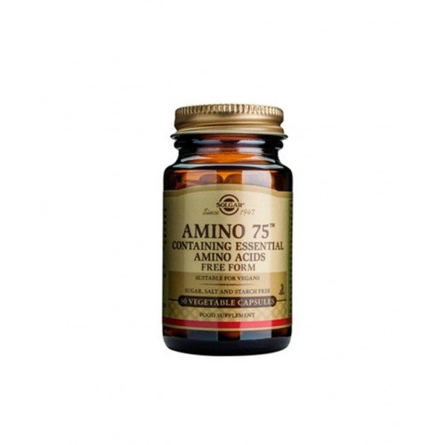 Solgar Amino 75, veg.vaps 30, Φόρμουλα με βασικά αμινοξέα