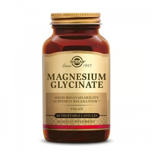 Solgar Magnesium Glycinate Συμπλήρωμα Διατροφής με Μαγνήσιο Γλυκινικό 60 κάψουλες Solgar Magnesium Glycinate Συμπλήρωμα Διατροφής με Μαγνήσιο Γλυκινικό 60 κάψουλες