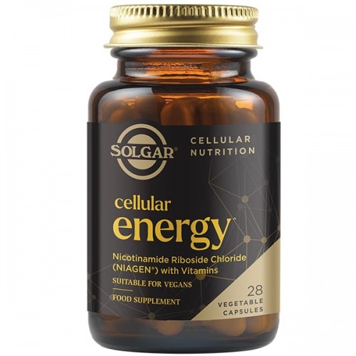 Solgar Cellular Energy με Niagen & Βιταμίνες Φόρμουλα για την Παραγωγή της Κυτταρικής Ενέργειας 28 Φυτοκάψουλες