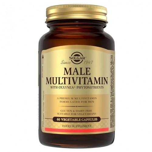 Solgar Male Multivitamin Πολυβιταμίνες Ειδικές για Άνδρες 60 κάψουλες Solgar Male Multivitamin Πολυβιταμίνες Ειδικές για Άνδρες 60 κάψουλες