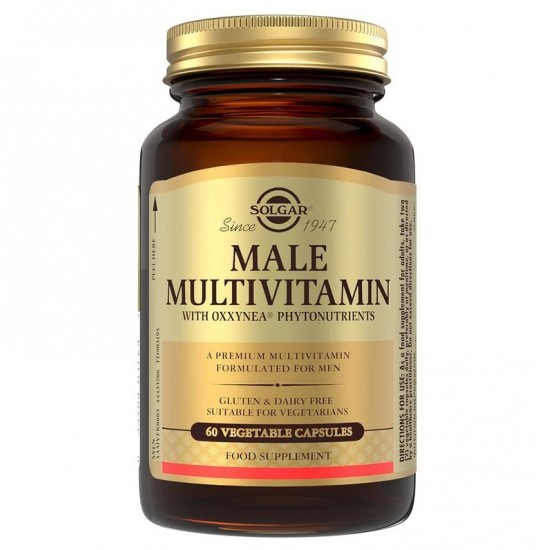 Solgar Male Multivitamin Πολυβιταμίνες Ειδικές για Άνδρες 60 κάψουλες Solgar Male Multivitamin Πολυβιταμίνες Ειδικές για Άνδρες 60 κάψουλες