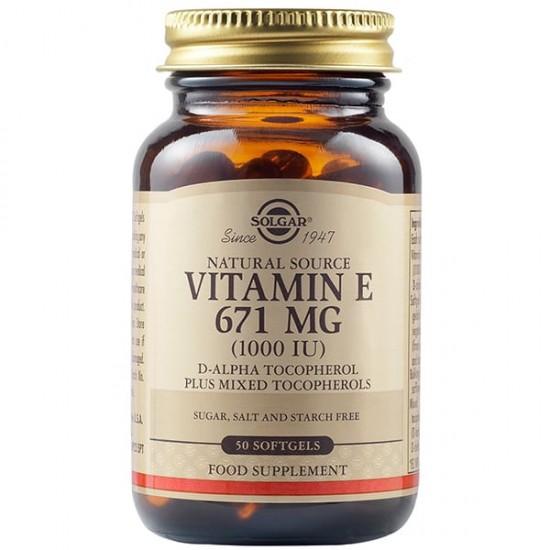 Solgar Vitamin E Natural 1000 IU,50softgels. Προσφέρει προστασία από τοξικούς παράγοντες του περιβάλλοντος Solgar Vitamin E Natural 1000 IU,50softgels. Προσφέρει προστασία από τοξικούς παράγοντες του περιβάλλοντος