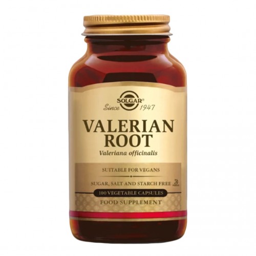 Solgar Valerian Root, Συπλήρωμα Διατροφής 100 Φυτικές Κάψουλες Solgar Valerian Root, Συπλήρωμα Διατροφής 100 Φυτικές Κάψουλες