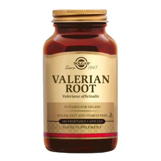 Solgar Valerian Root, Συπλήρωμα Διατροφής 100 Φυτικές Κάψουλες