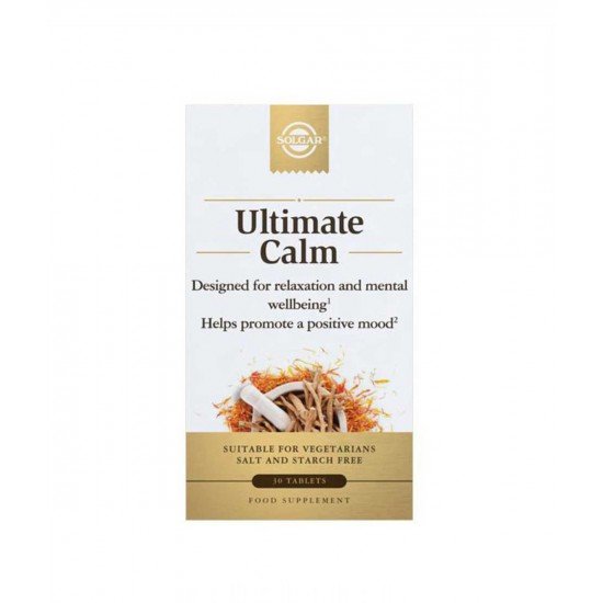 Solgar Ultimate Calm, Ενισχύει την Θετική Διάθεση 30 Tablets