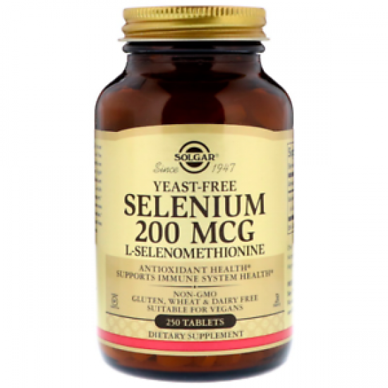 Solgar Selenium 200μg Σελήνιο,250tabs Solgar Selenium 200μg Σελήνιο,250tabs