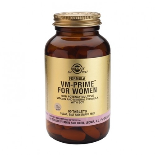 Solgar Formula VM-Prime for Women, Συμπλήρωμα Διατροφής Για την Περίοδο της Κλιμακτηρίου 90 Ταμπλέτες Solgar Formula VM-Prime for Women, Συμπλήρωμα Διατροφής Για την Περίοδο της Κλιμακτηρίου 90 Ταμπλέτες