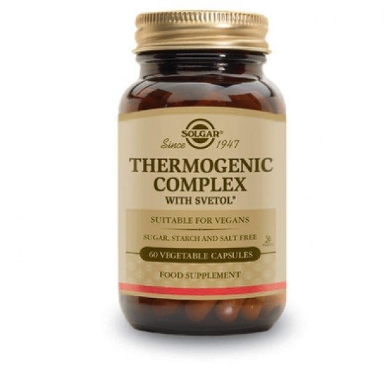 Solgar Thermogenic Complex, 60Veg.Caps. Συμβάλλει στην αποτελεσματικότερη καύση του λίπους Solgar Thermogenic Complex, 60Veg.Caps. Συμβάλλει στην αποτελεσματικότερη καύση του λίπους