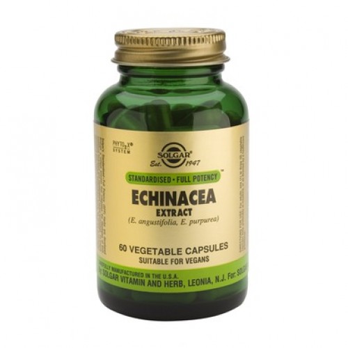 Solgar Echinacea Root & Leaf Extract 60Veg.Caps. Χρήσιμο σε περιπτώσεις κρυολογημάτων, γρίπης και μολύνσεων Solgar Echinacea Root & Leaf Extract 60Veg.Caps. Χρήσιμο σε περιπτώσεις κρυολογημάτων, γρίπης και μολύνσεων