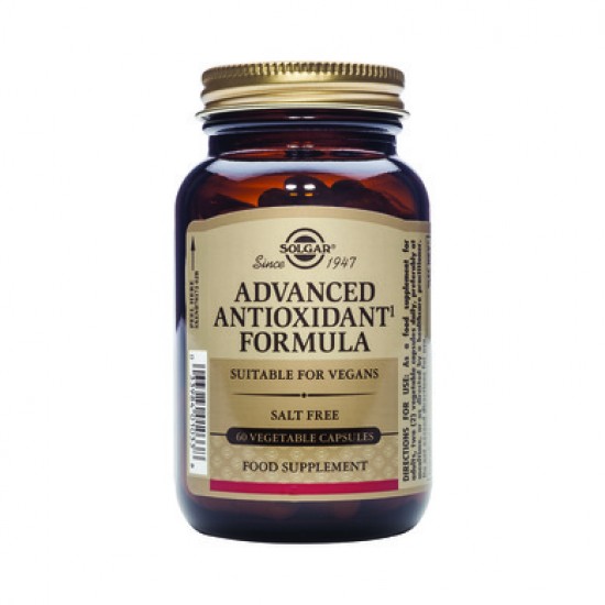 Solgar Advanced Antioxidant Formula, 60Veg.Caps. Προάγει την ομαλή λειτουργία του ανοσοποιητικού