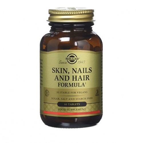 Solgar Skin, Nails & Hair Formula 60Tabs. Βοηθά στη διατήρηση ενός πιο νεανικού δέρματος Solgar Skin, Nails & Hair Formula 60Tabs. Βοηθά στη διατήρηση ενός πιο νεανικού δέρματος