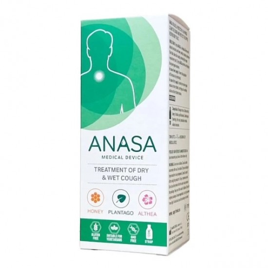 Superfoods Anasa Σιρόπι για το Ξηρό & Παραγωγικό Βήχα, 120ml