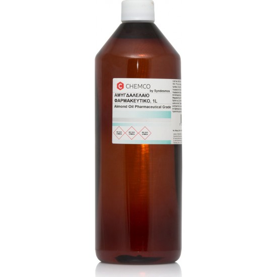Chemco Almond Oil Pharmaceutical Grade, Αμυγδαλέλαιο Φαρμακευτικό 1Lt.