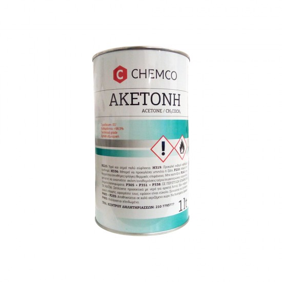 Chemco Acetone, Καθαρή Ακετόνη 1Lt.
