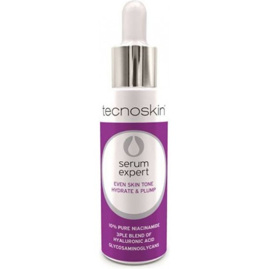 Tecnoskin Expert Even Skin Tone Hydrate & Pump Ενυδατικό Serum Προσώπου με Νιασιναμίδη για Πανάδες 30ml